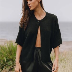 Daily Drills single button sweater